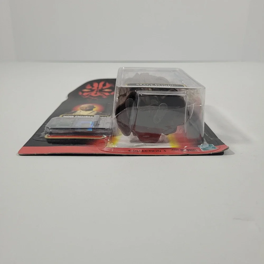 Star Wars Episode I Mace Windu Action Figure CommTech Chip Hasbro 1998 New